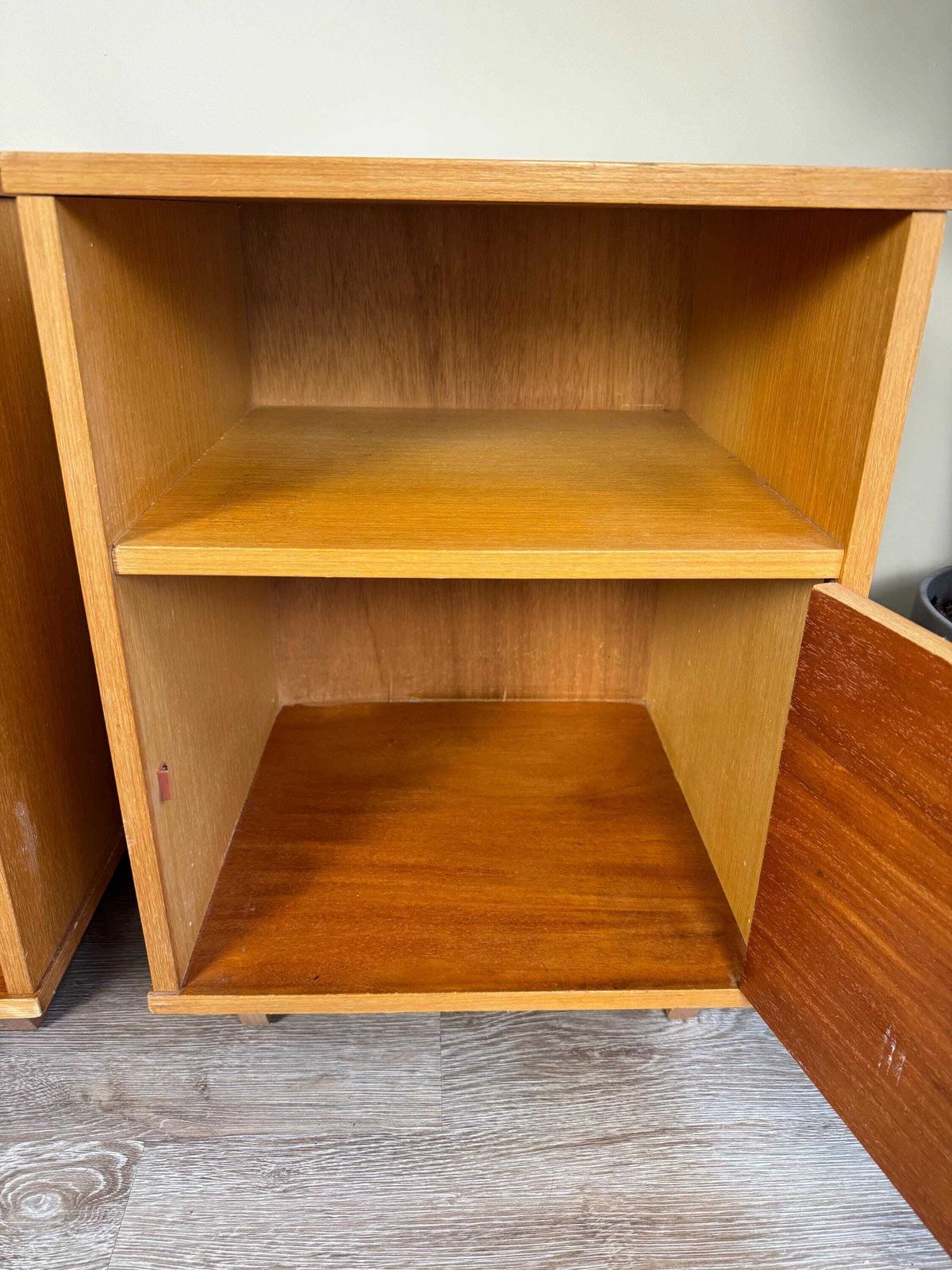 Midcentury 1960s Avalon Bedroom Furniture Set Pair Of Bedside Tables Nightstands photo 395.0