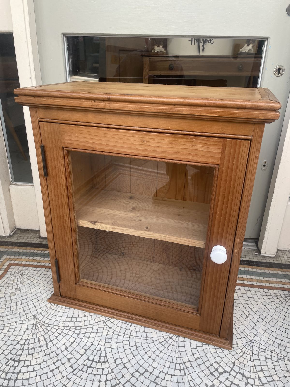 Pretty Late Victorian Small Pine Cupboard photo for sale