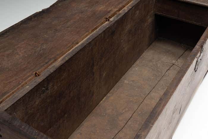 2134.0 Antique Wooden Storage Chest, France, Late 18th Century photo