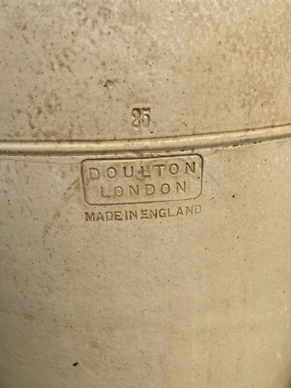 Antique Doulton London Stoneware Chemical Jar   Perfect Garden Centrepiece photo buy