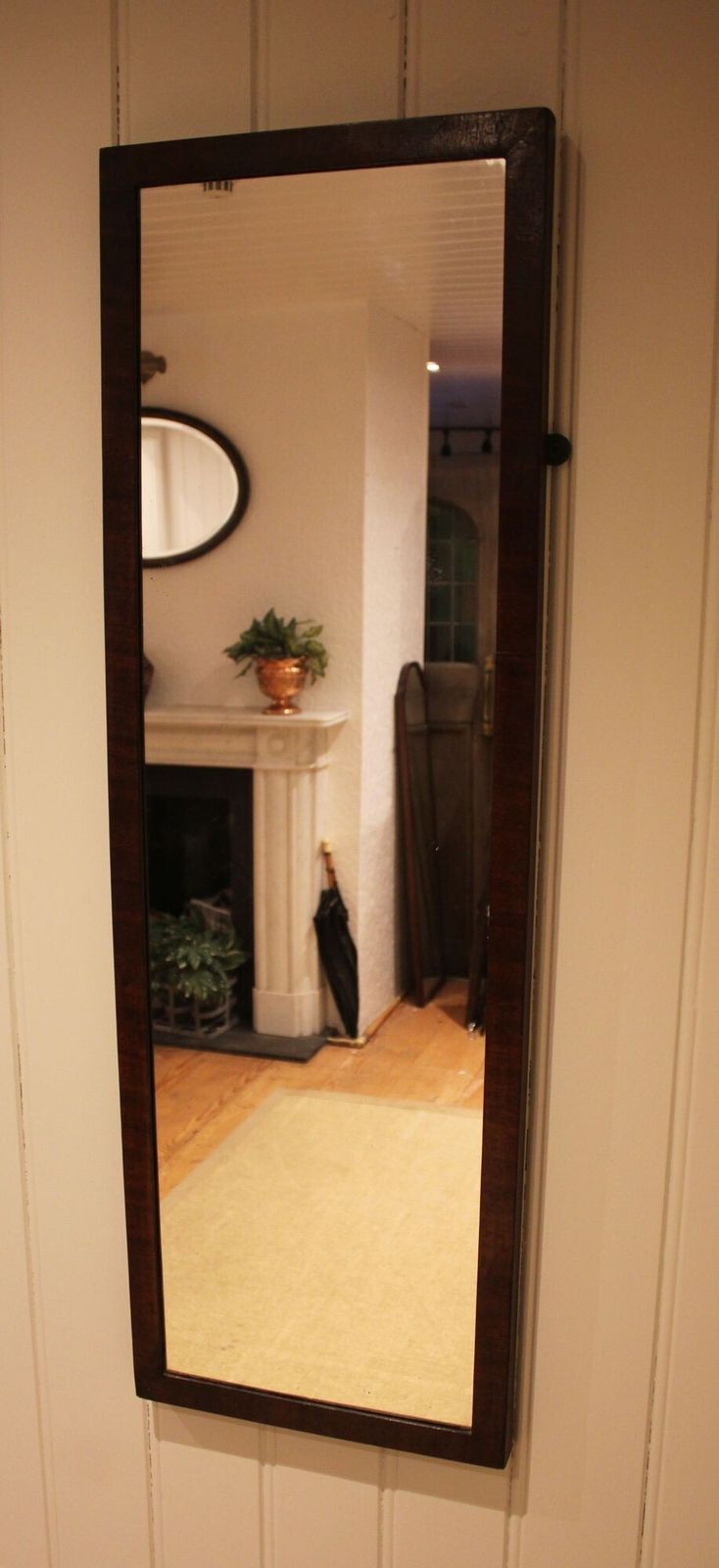 Mahogany Framed Full Length Wall Mirror photo buy