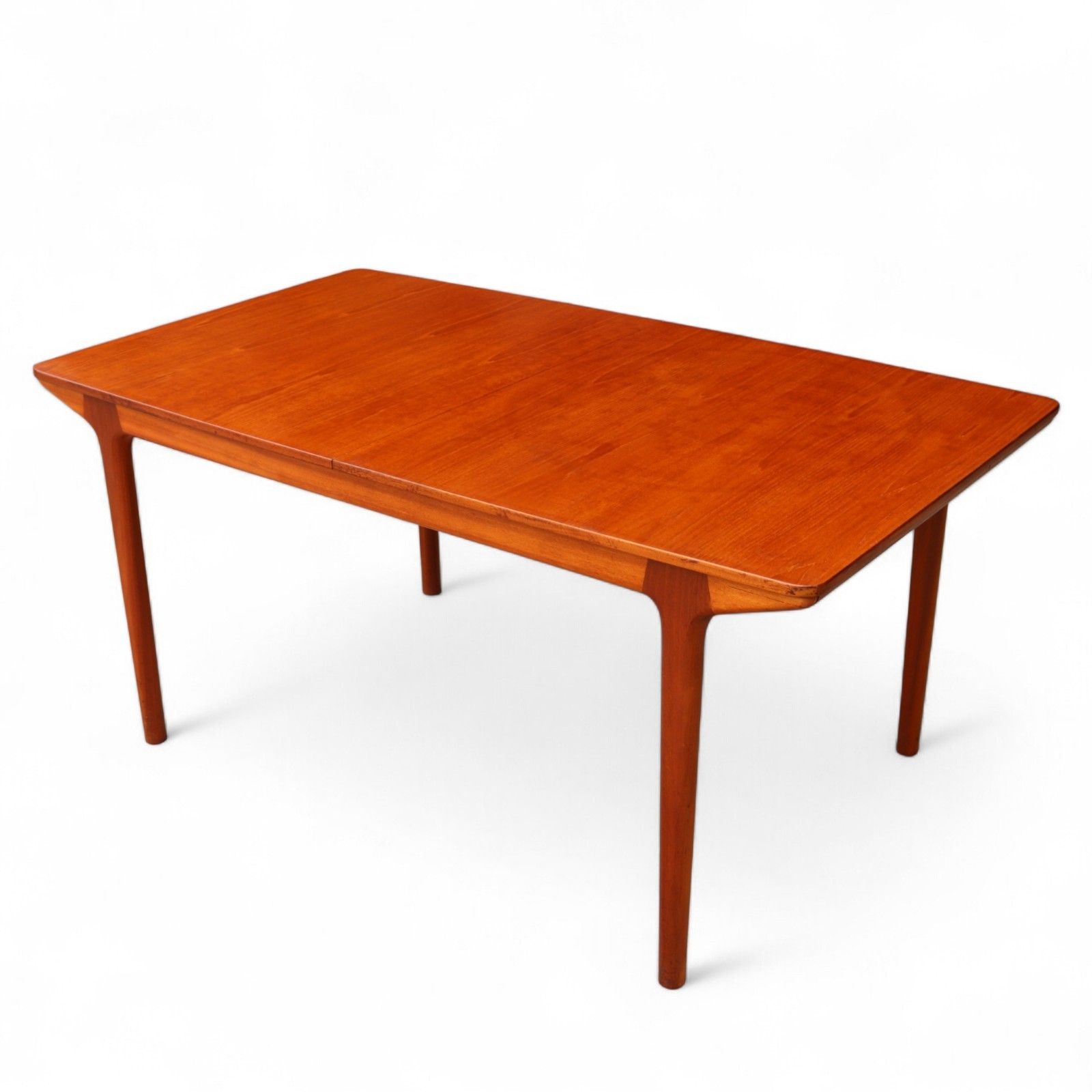 photo buy Mid Century McIntosh Teak Double Butterfly Leaf Large Extending Dining Table