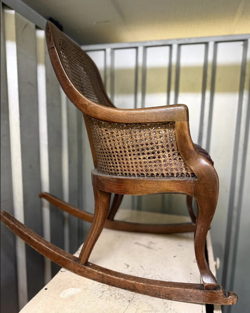 Victorian Woven Childs Rocking Chair photo furniture
