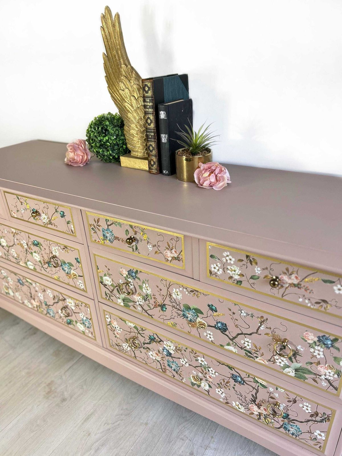 Pink And Gold Pretty Stag Captains Chest photo buy