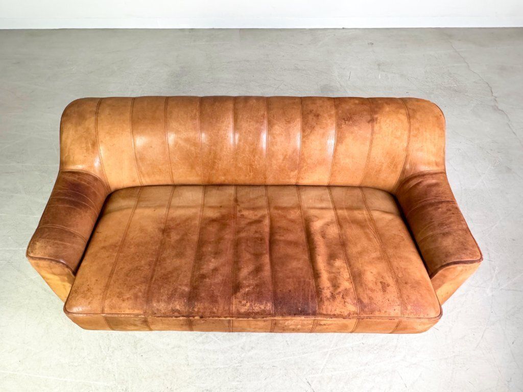 Original De Sede Ds44 Three Seater Buffalo Leather Sofa Designer Couch photo 2727.0