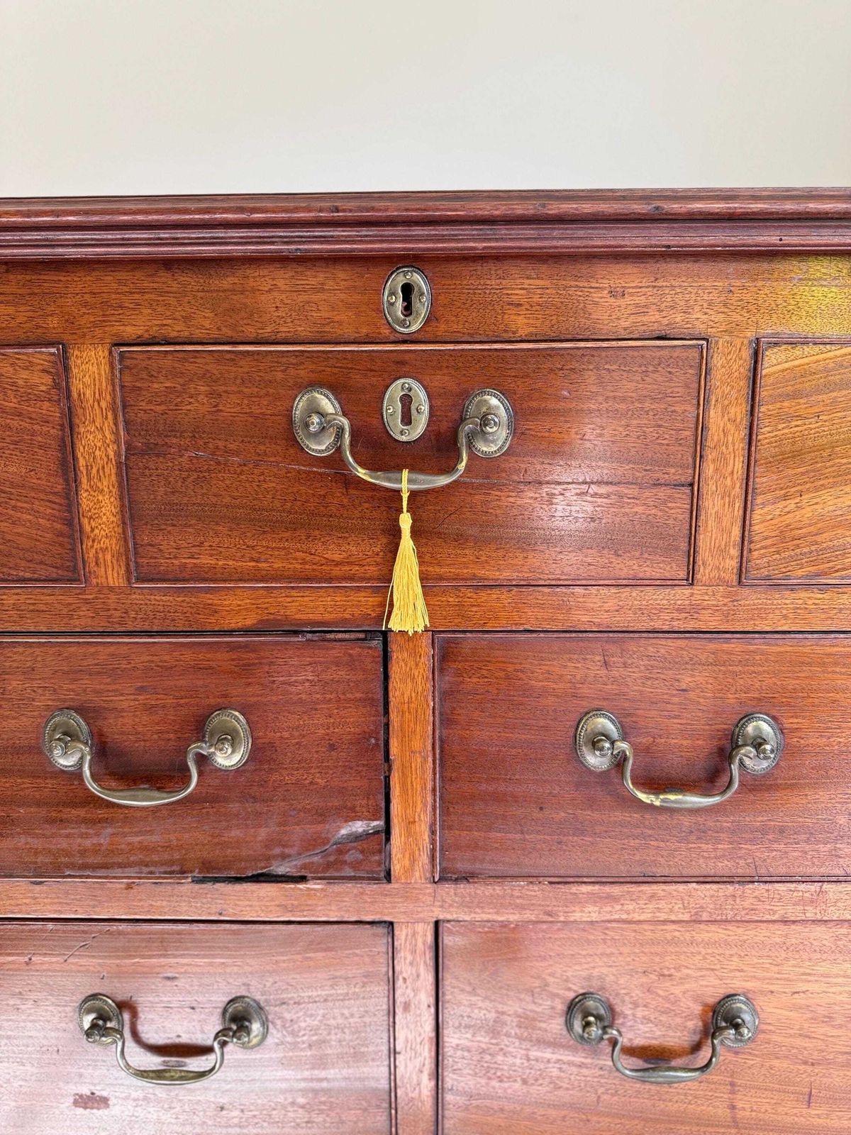 Antique George III Large Chest Of Drawers With Storage Chest Blanket Box On Top photo vinterior