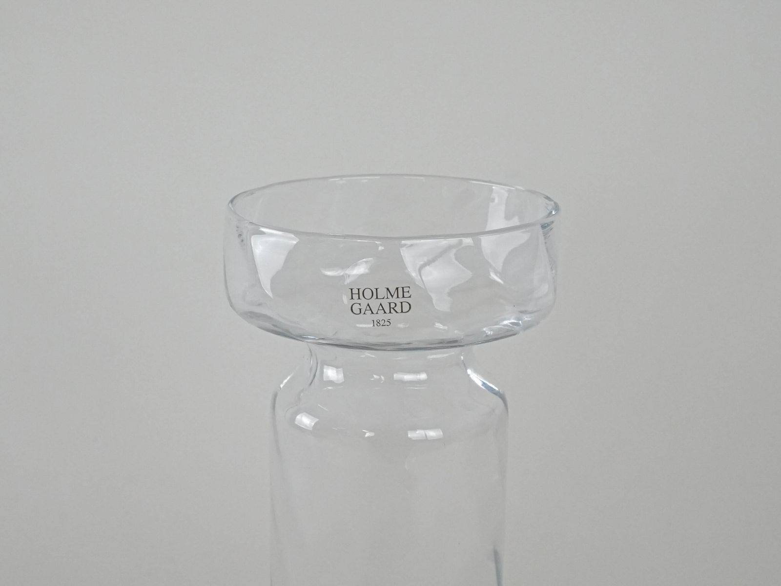 Glass Vase, Danish Design, 1970s, Manufacturer: Holmegaard photo vinterior