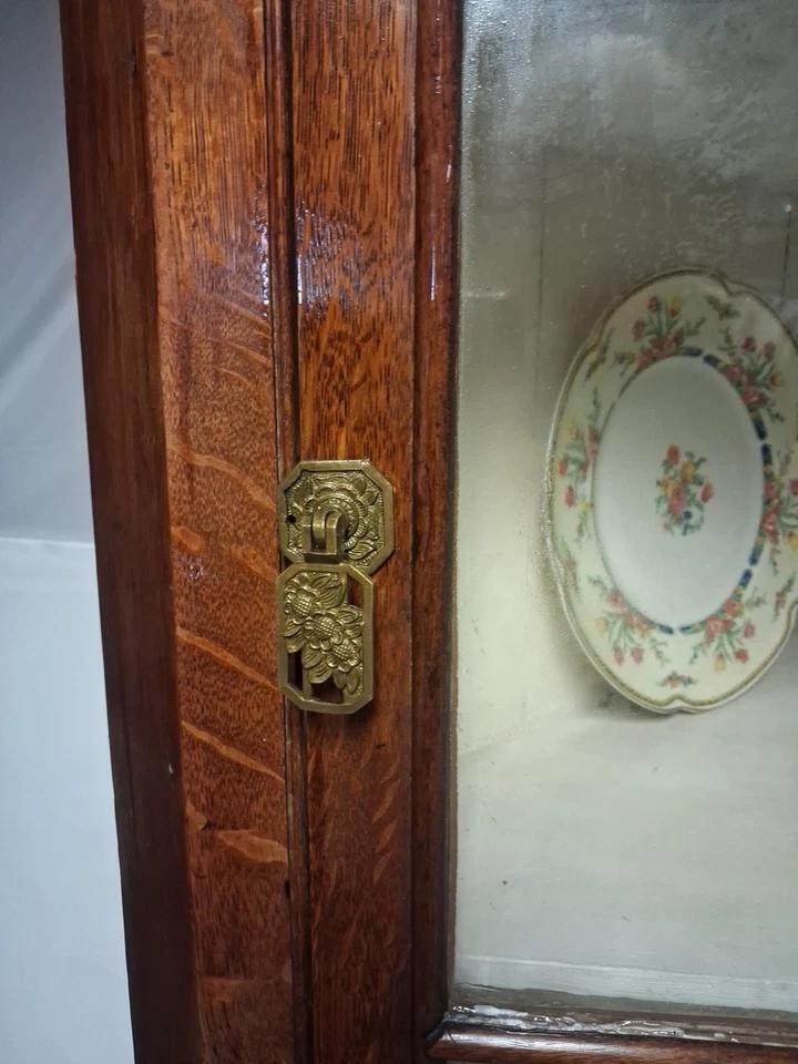 Antique Victorian Mahogany Corner Unit photo vintage