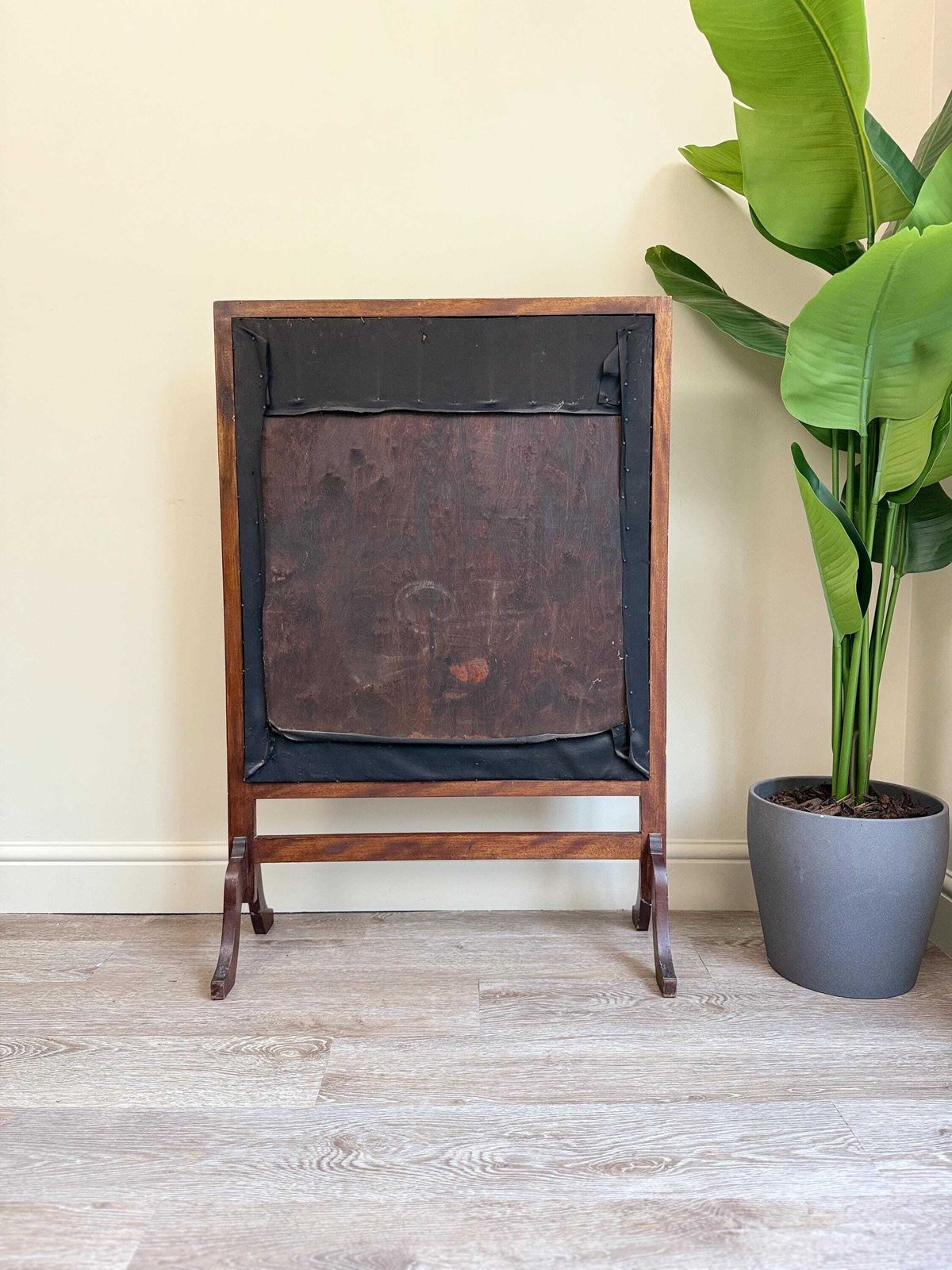 Vintage Pheasant Embroidered Large Fire Guard Screen Living Room Colourful photo for sale