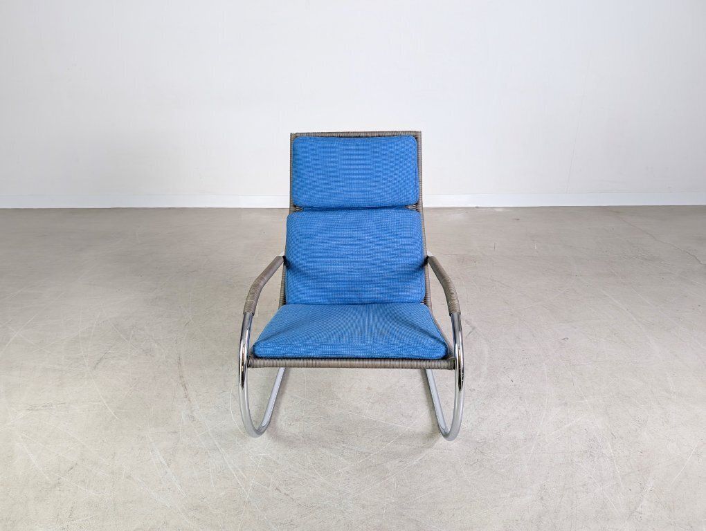 Original Tecta D35 1 Armchair, Cantilever Design, Grey Wicker, Armrests photo furniture