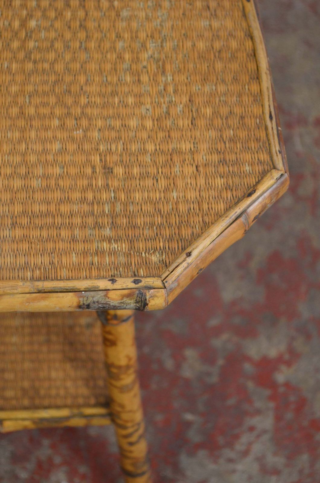 Antique Aesthetic Movement Bamboo Side Table photo for sale