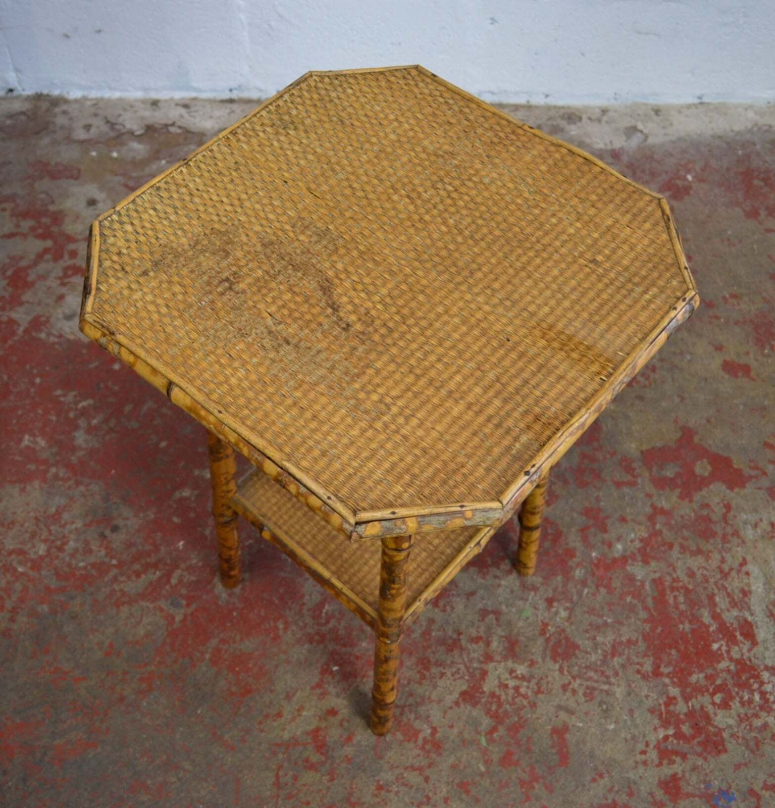 Antique Aesthetic Movement Bamboo Side Table photo vinterior