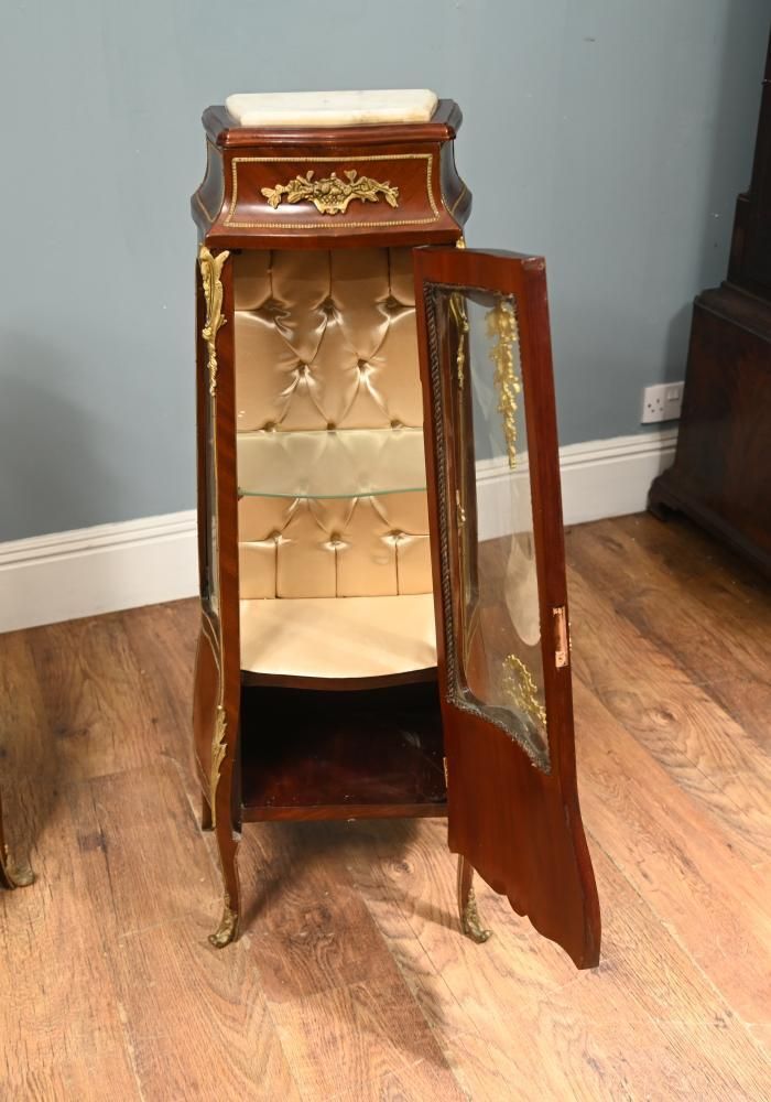 Pair French Display Cabinets Vitrines Louis XV Reviva photo buy