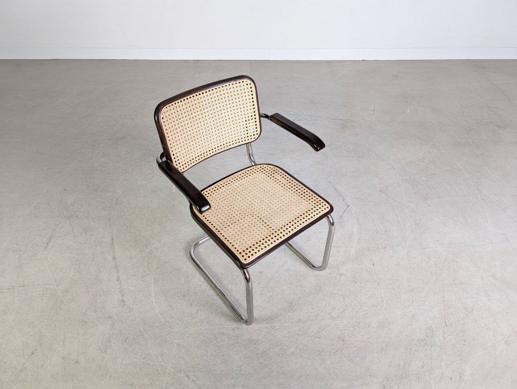 photo for sale Original Thonet Cantilever Chair S64v Marcel Breuer Design Chair Brown