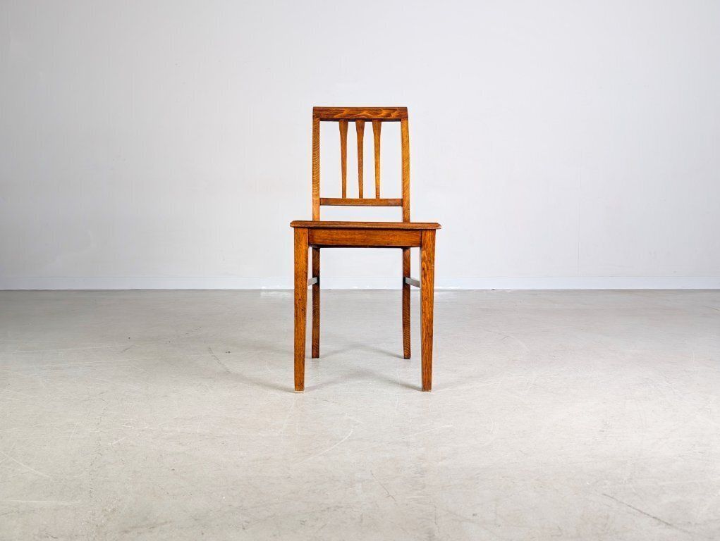 Art Nouveau Chair, Antique Viennese Cane, Side Chair, Wood photo for sale