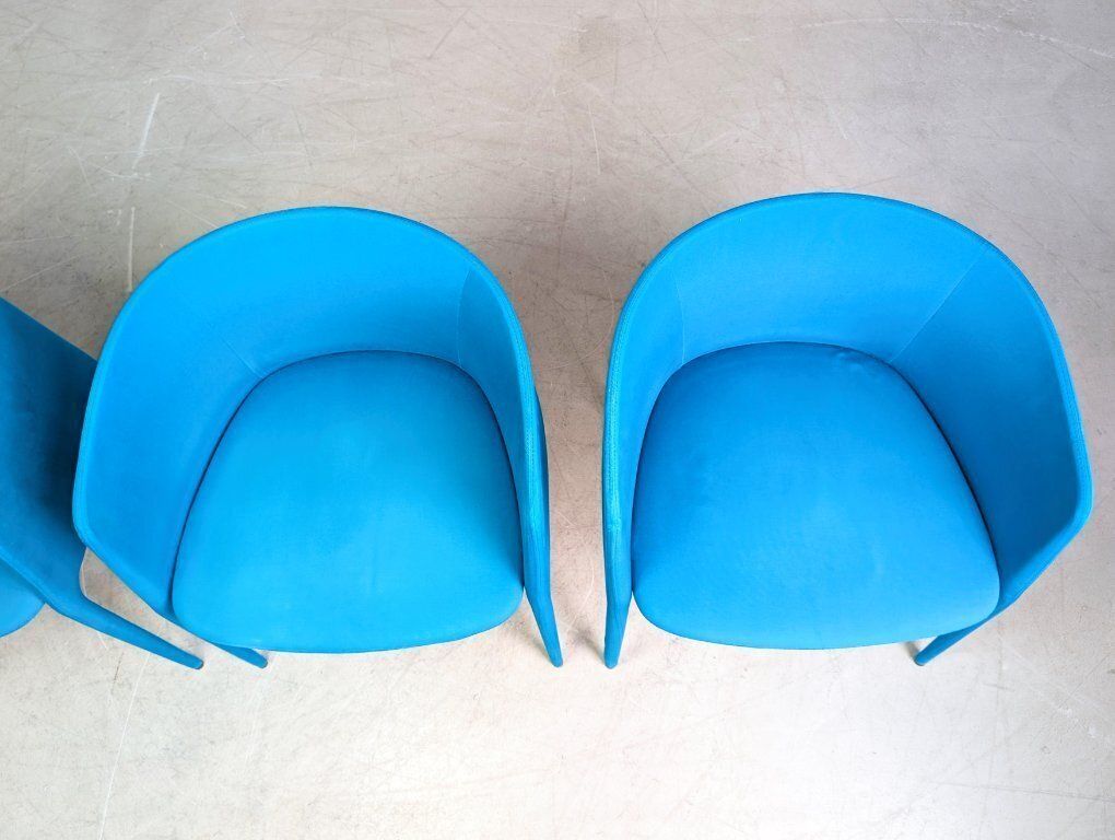 Set Of 4 Mdf Italia Achille Armchairs By Jean Marie Massaud photo 2104.0