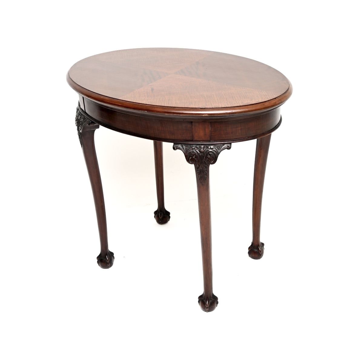Antique Edwardian Mahogany & Satinwood Occasional Card Table photo buy