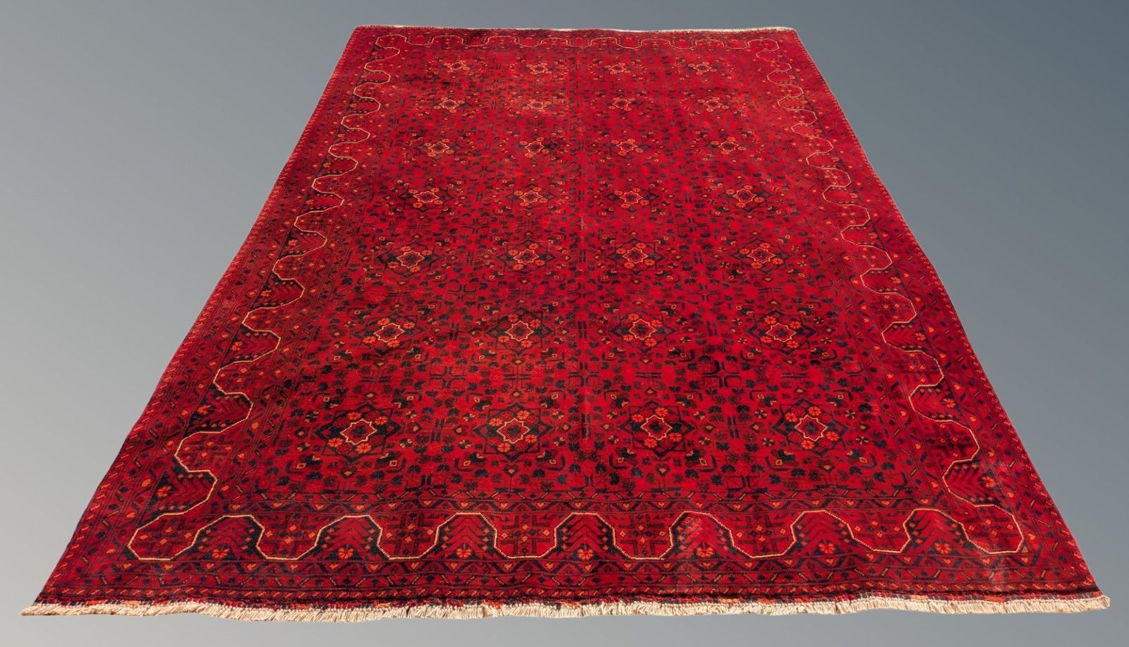 Good Quality Hand Woven Afghan Wool Carpet  318 X 206 photo furniture
