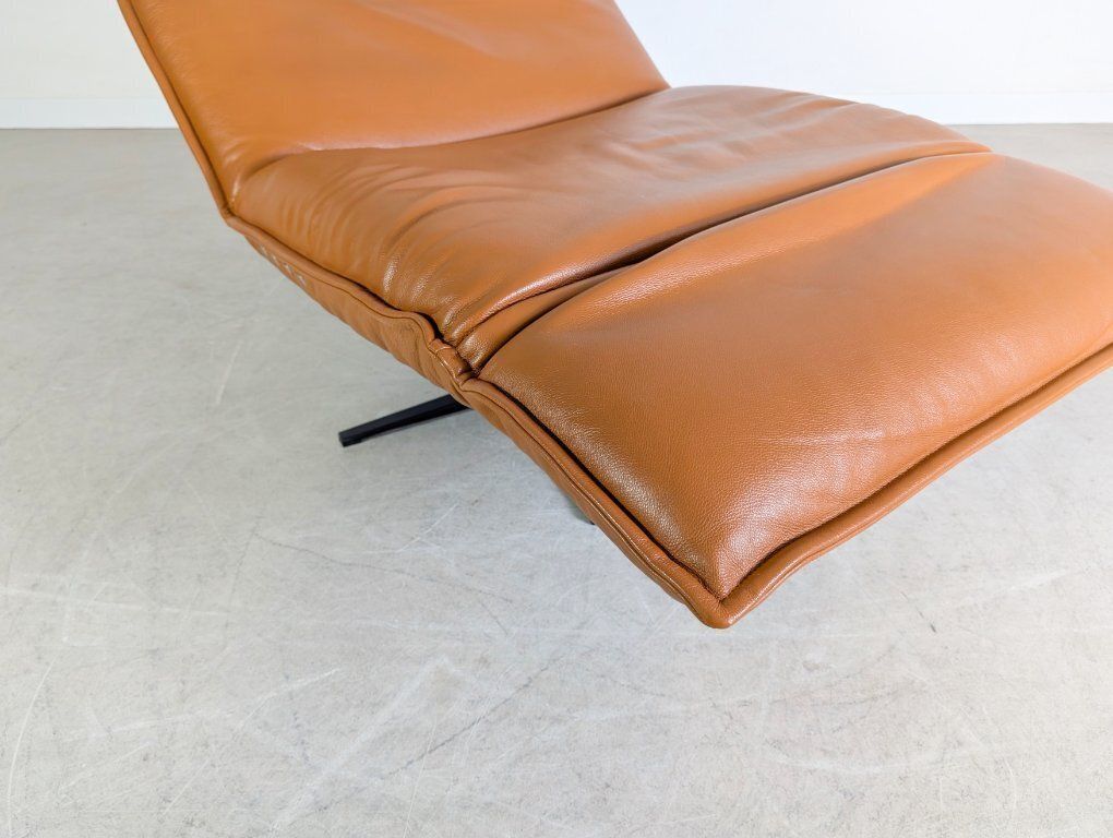 photo vinterior 2x Koinor Epos Free Motion Armchairs, Cognac Brown Leather, Design