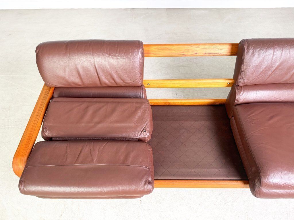 photo for sale Midcentury Three Seater Sofa Couch L.Olsen & Son Teak Vintage Design