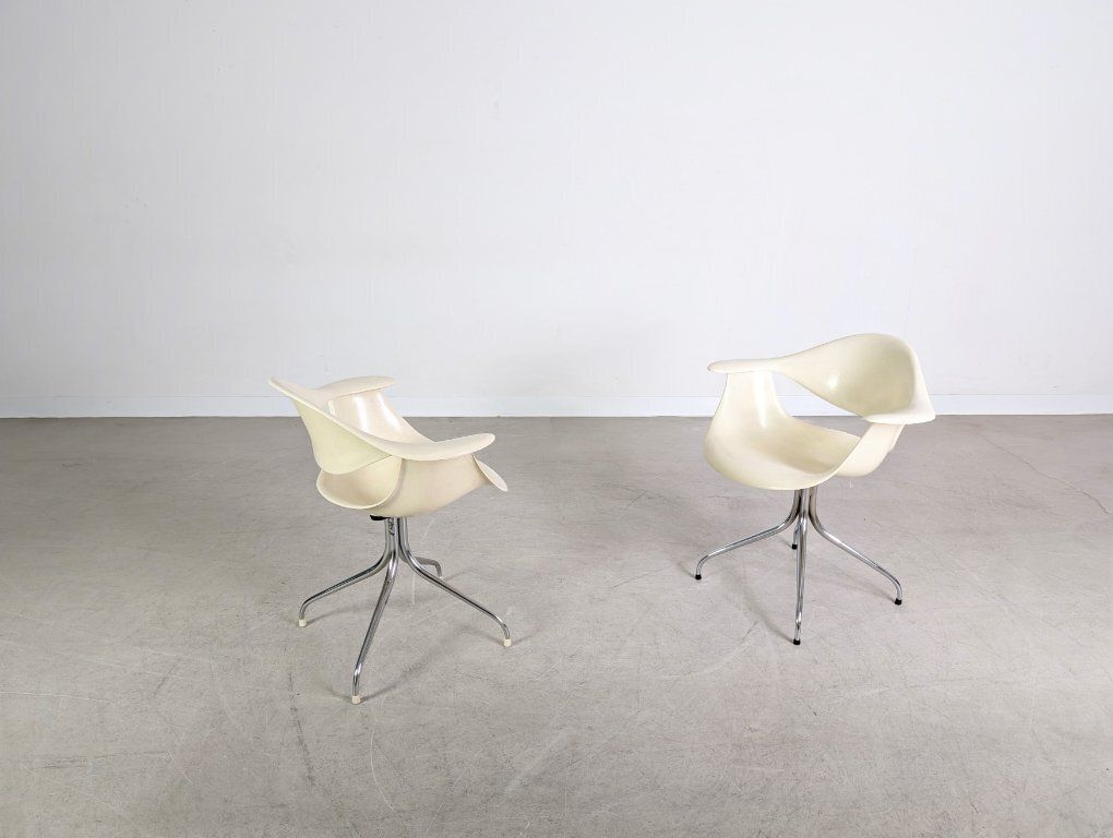 2x Daf Swag Leg Arm Chair Charles Eames George Nelson Herman Miller photo buy
