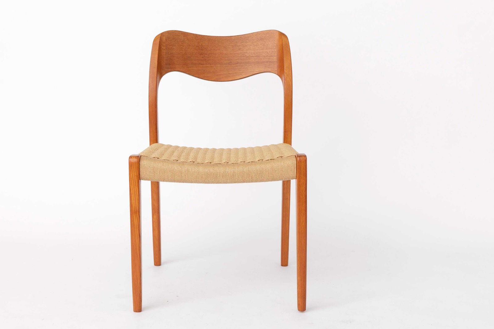 photo furniture Set Of 8 Niels Otto Møller Model 71 Chairs, 1960s Danish Mid Century Modern, Teak Dining Chairs