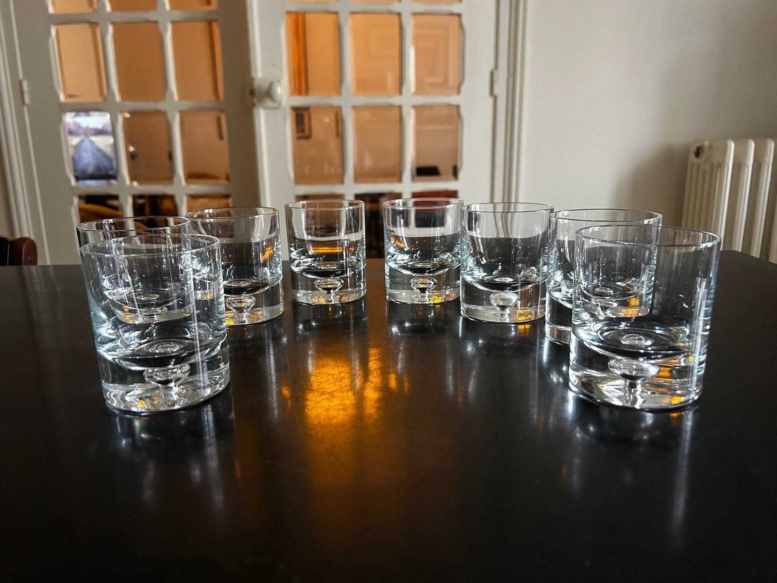 Vintage Scandinavian Crystal Glasses By Tapio Wirkkala, 1970s, Set Of 8