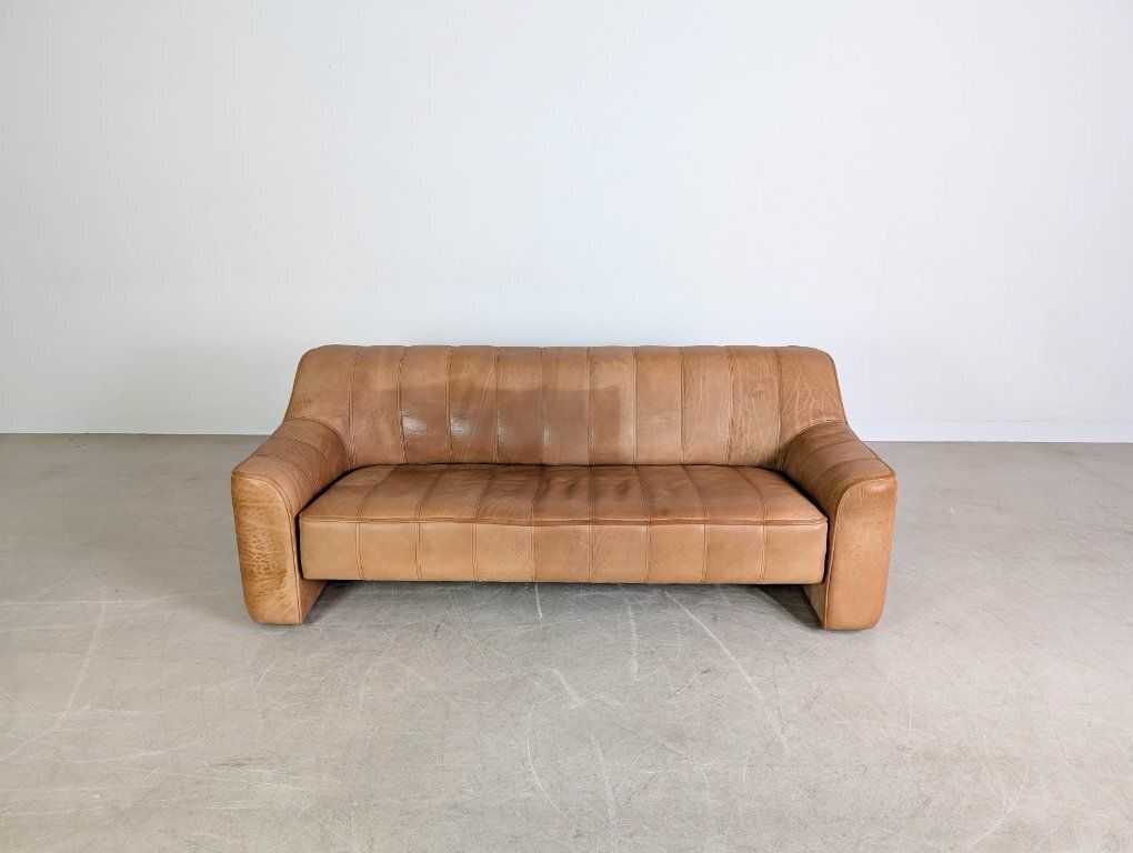 Original De Sede Ds44 Three Seater Buffalo Leather Sofa Couch photo furniture