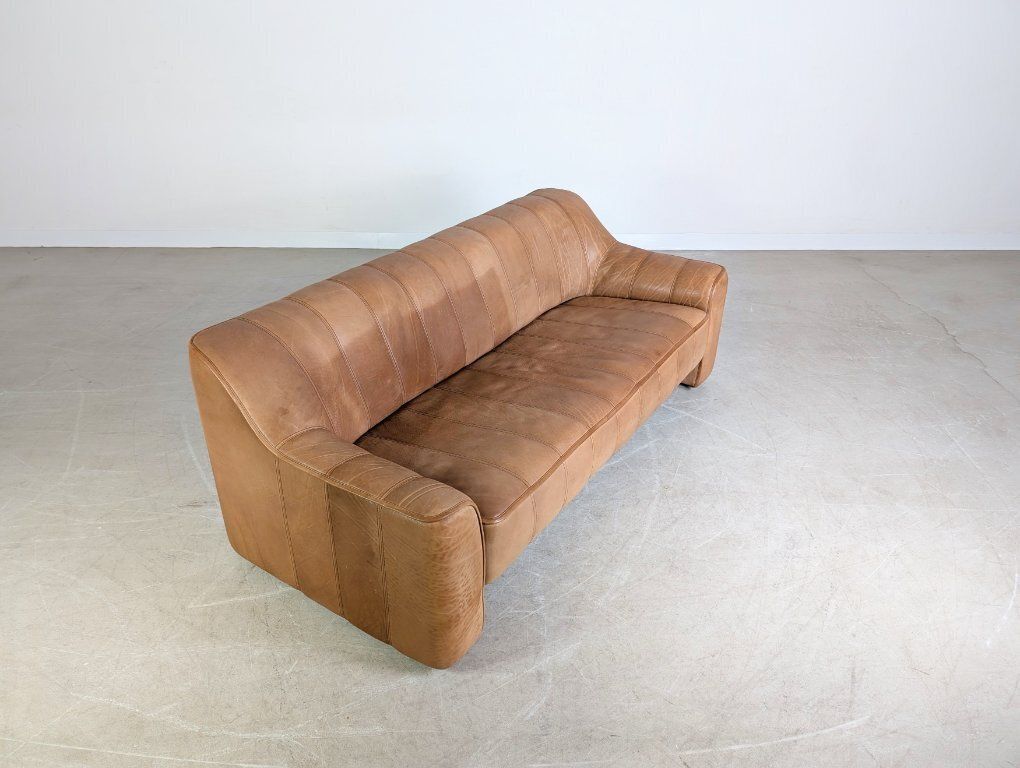 Original De Sede Ds44 Three Seater Buffalo Leather Sofa Couch photo buy