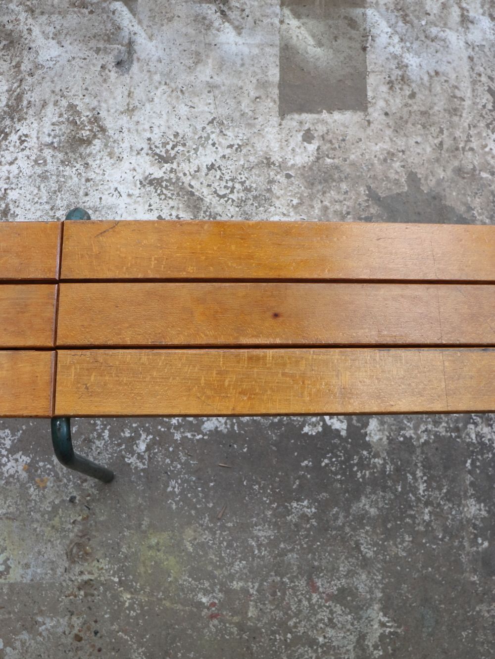 photo buy Vintage Mullca French School Bench   Adult Height