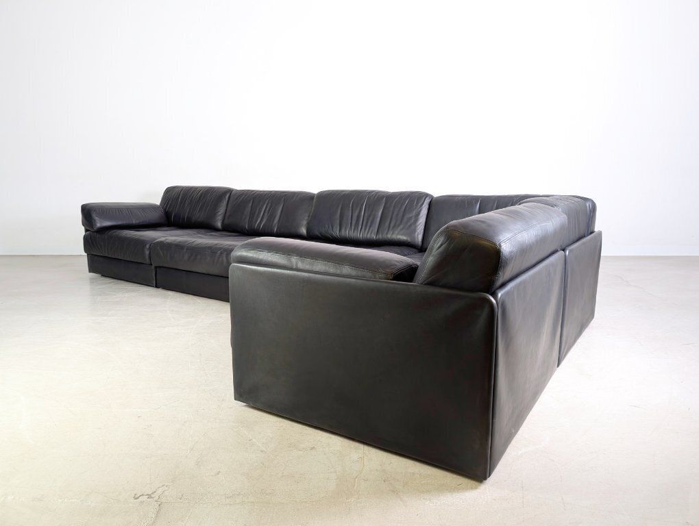 De Sede Ds 76/78 Modular Sofa Corner Sofa Design Corner Couch Leather Black photo 7208.0