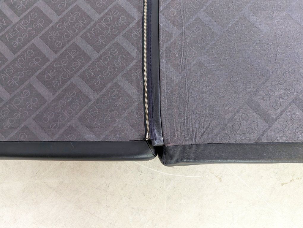 photo for sale De Sede Ds 76/78 Modular Sofa Corner Sofa Design Corner Couch Leather Black