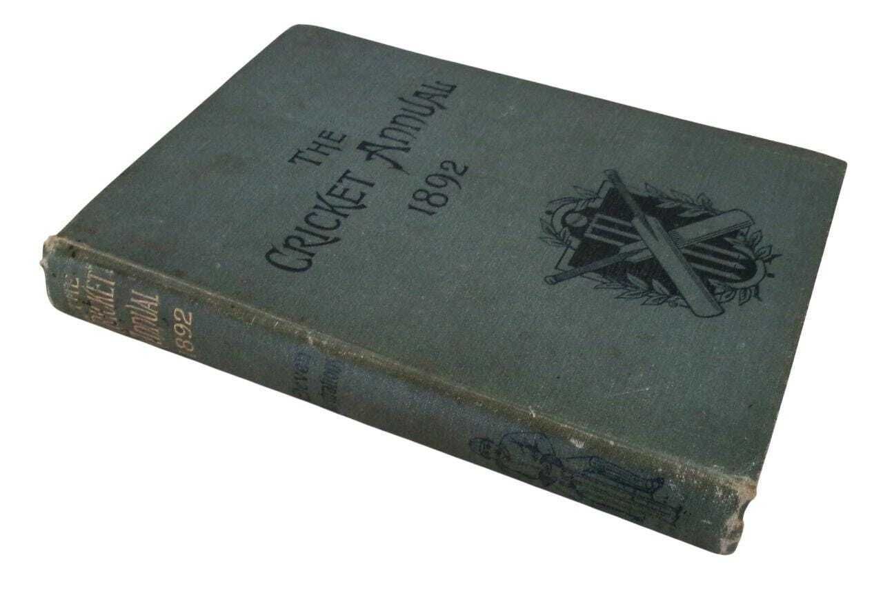 1892 The Cricket Annual, Team Photos, Scarce Victorian Cricketing Book photo vintage