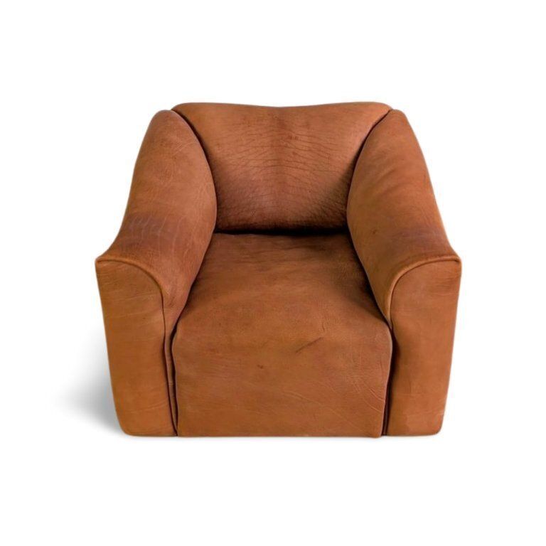 Original De Sede Ds 47 Armchair, Thick Leather Design