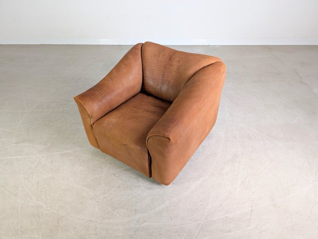 Original De Sede Ds 47 Armchair, Thick Leather Design photo buy