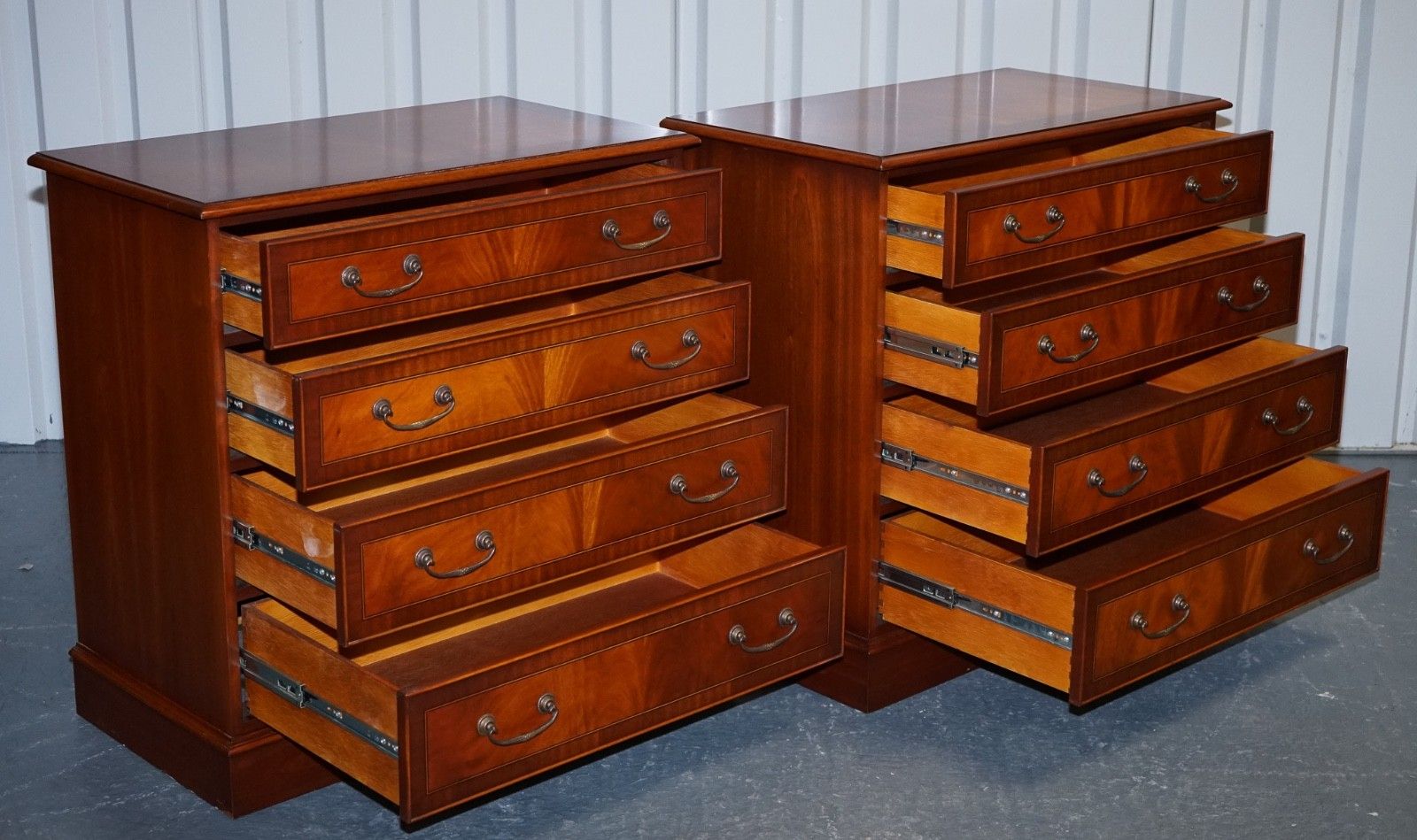 Pair Of Large Edwardian Style Chest Of Drawers Made By Paul Smith Brighton (2/3) photo for sale