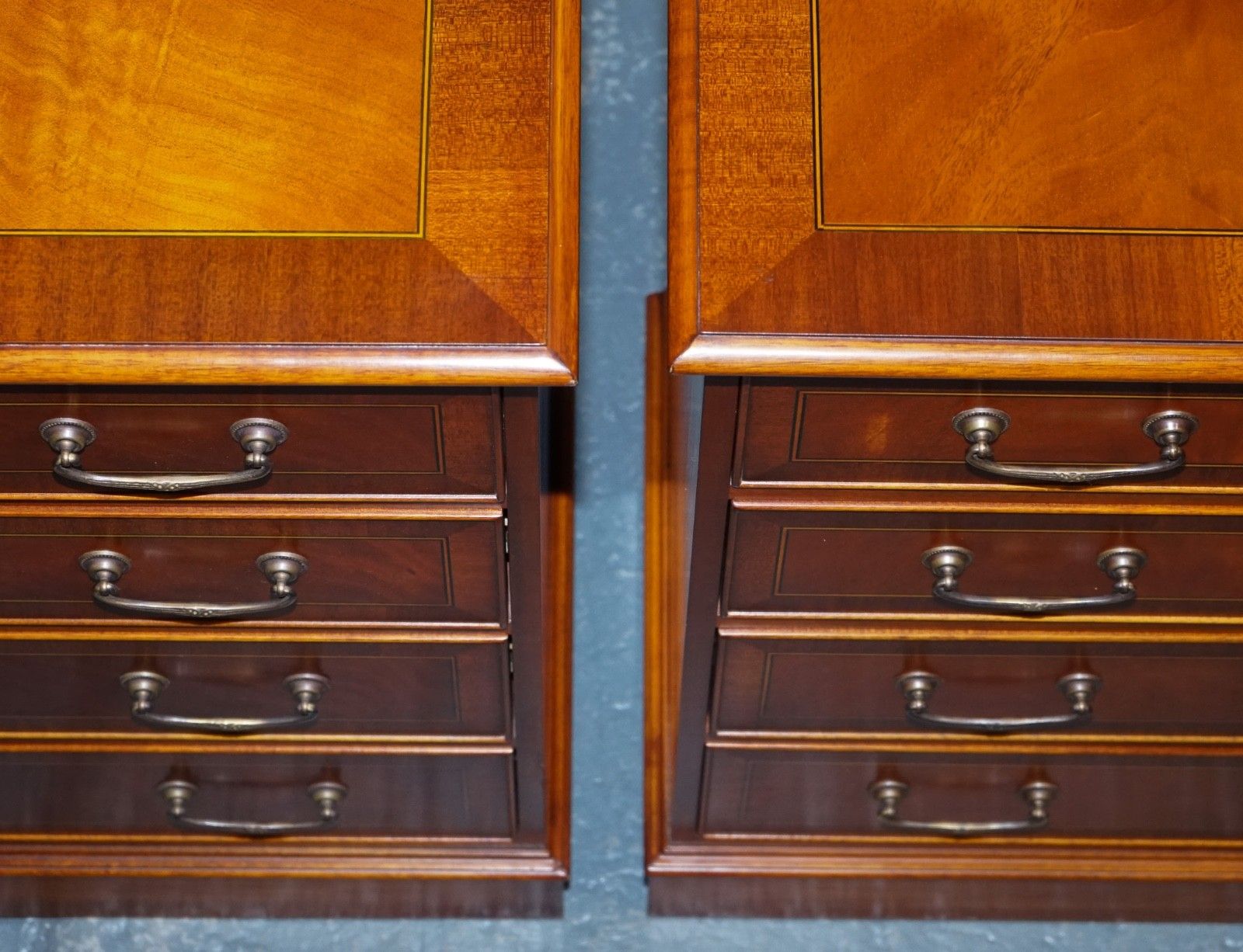 photo buy Pair Of Large Edwardian Style Chest Of Drawers Made By Paul Smith Brighton (2/3)
