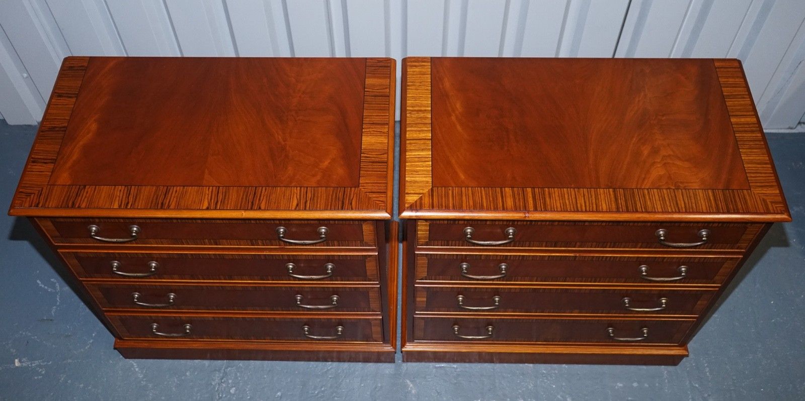 photo buy Pair Of Large Edwardian Style Chest Of Drawers Made By Paul Smith Brighton (1/3)