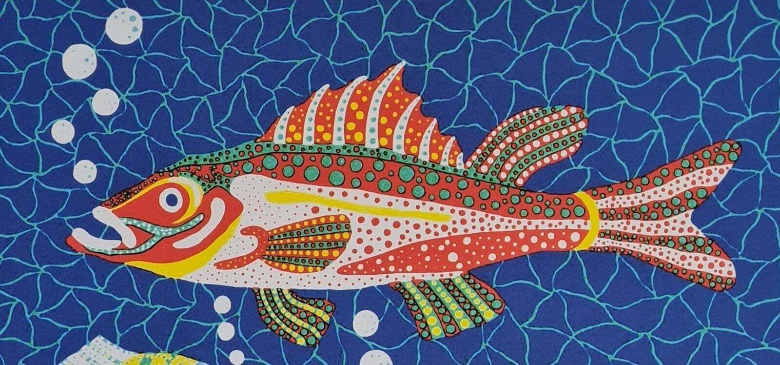 Yayoi Kusama, Sea, Lithograph, 1990s photo Art