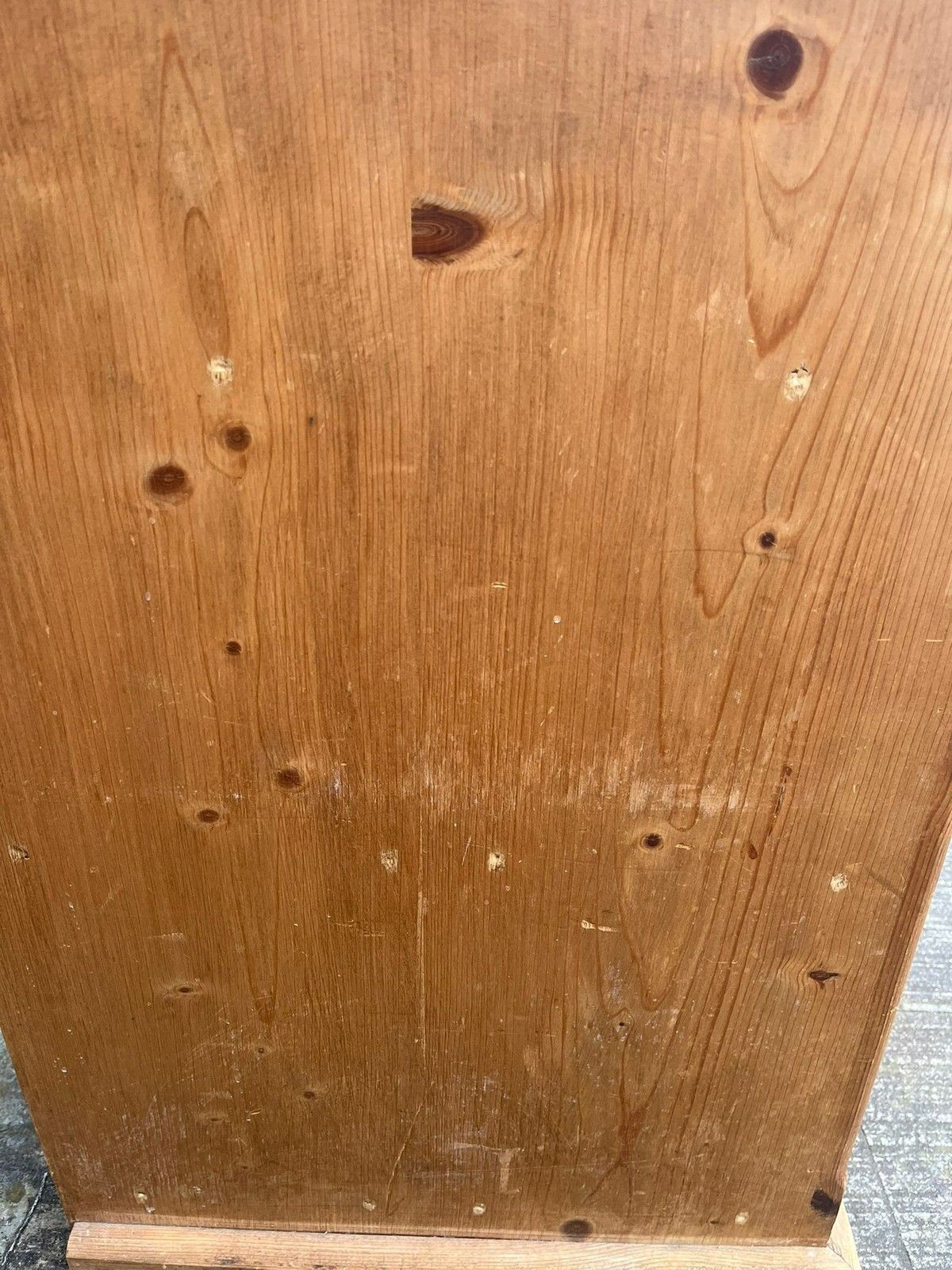 Vintage Victorian Style Reclaimed Rustic Pine Farmhouse Sideboard Dresser Base photo vinterior