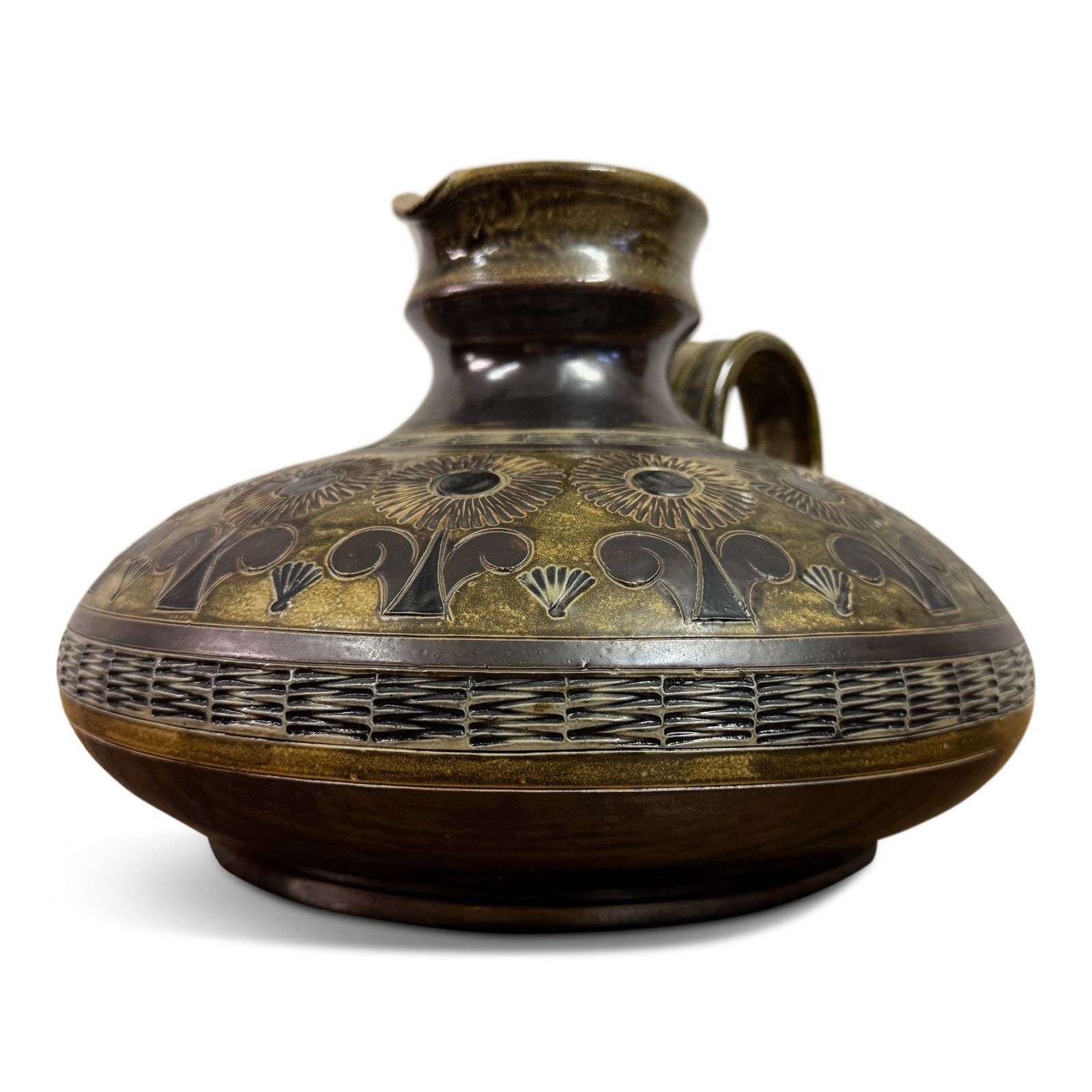 1970s Belgian Ceramic Jug Or Vase