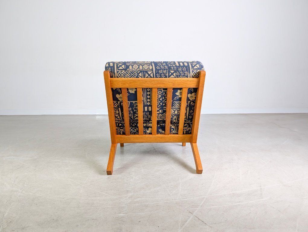 2x Original Getama Ge370 Midcentury Armchair Hans J. Wegner Oak photo vintage