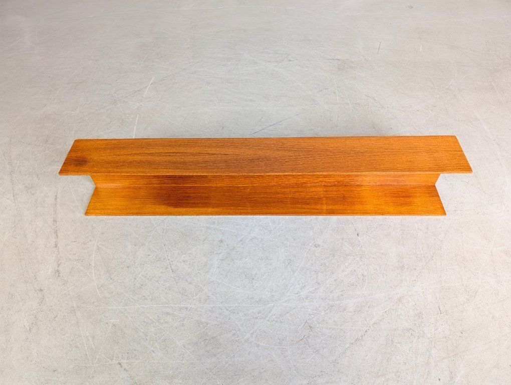 2x Original Midcentury Wilhelm Renz Wall Shelf Walter Wirz Teak photo furniture