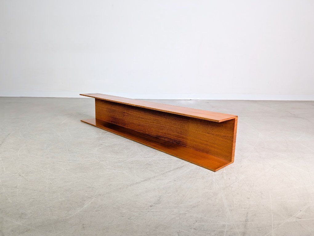 2x Original Midcentury Wilhelm Renz Wall Shelf Walter Wirz Teak photo 982.0