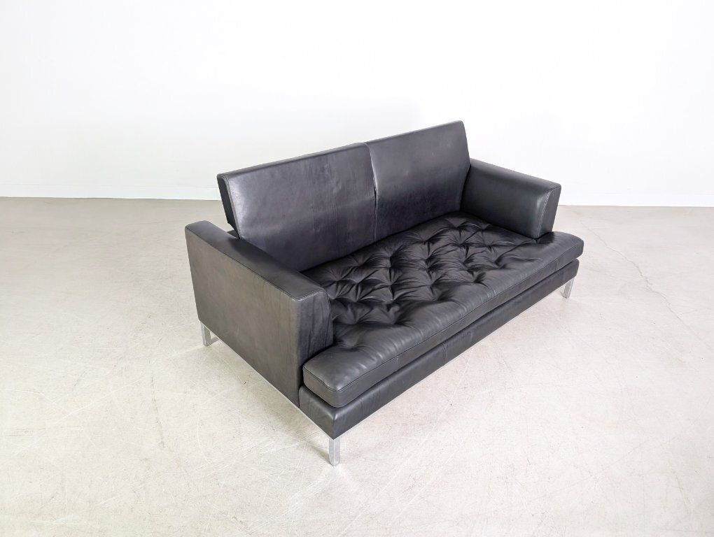 photo furniture Original Sofa De Sede Ds 0040 Leather Design Two Seater Black
