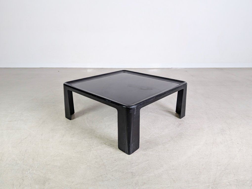 Original Midcentury Coffee Table C&B Italia Mario Bellini Design Black photo buy