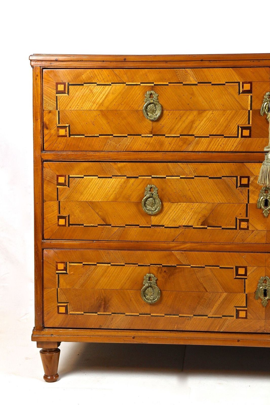 18th Century Neoclassical Chest Of Drawers   Cherrywood, Austria Circa 1790 photo 7350.0