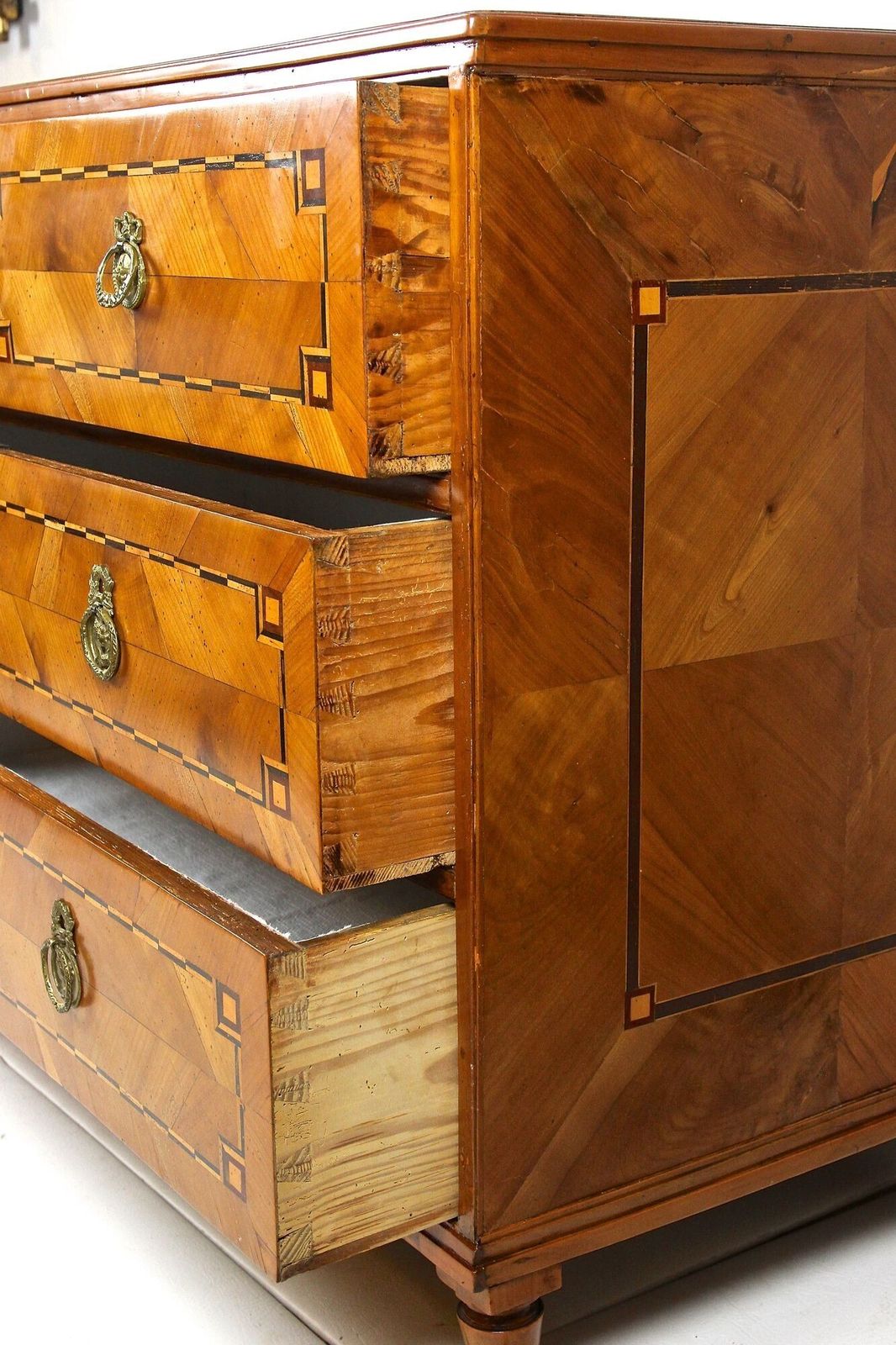 photo furniture 18th Century Neoclassical Chest Of Drawers   Cherrywood, Austria Circa 1790