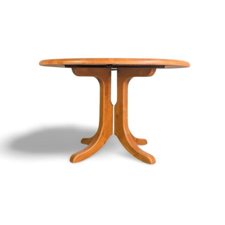 Rainer Daumiller Extendable Beech Dining Table, Mid Century Design