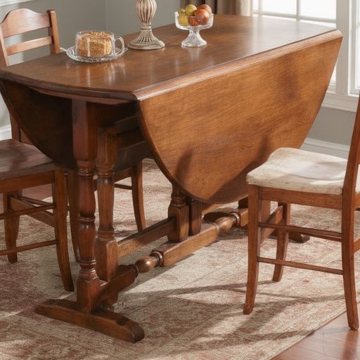 Early 20th Century Oak Gate Leg Dining Table   Oval Top On Twin Gate Turned Legs
